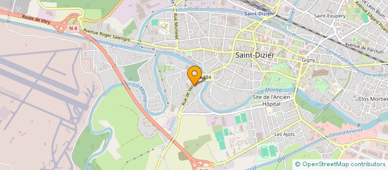 localisation de l'entreprise GROUPE 5G+ NUMERIQUE FRANCE à SAINT-DIZIER