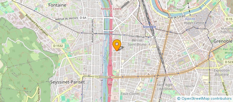 localisation de l'entreprise GROUPE 6 à GRENOBLE