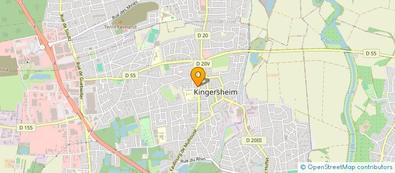 localisation de l'entreprise GROUPE 6 à KINGERSHEIM