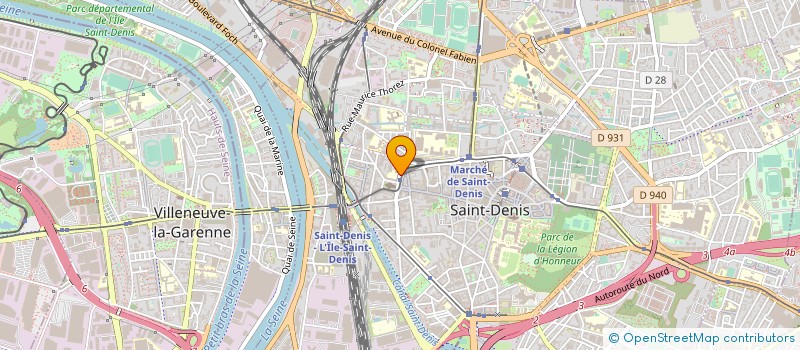 localisation de l'entreprise GROUPE 64 ASSOCIATION à SAINT-DENIS