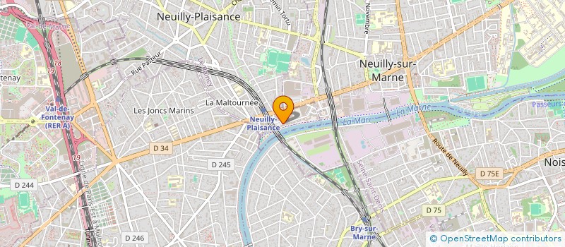 localisation de l'entreprise GROUPE 7N-FORM  NEUILLY-PLAISANCE