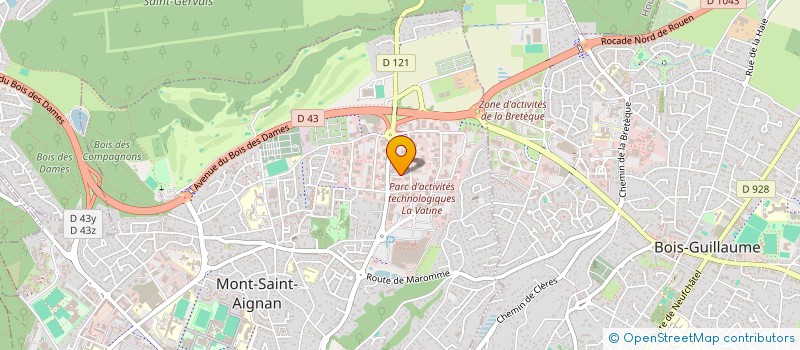 localisation de l'entreprise GROUPE A A Z FINANCE  MONT-SAINT-AIGNAN