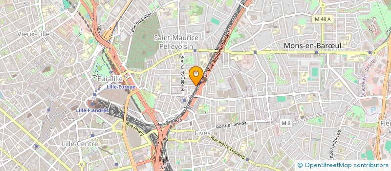localisation de l'entreprise GROUPE A.B INDUSTRIES à LILLE