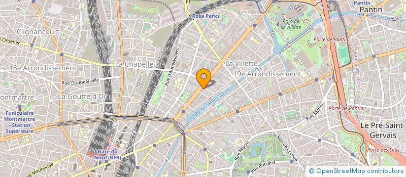 localisation de l'entreprise GROUPE A.C.R.B  PARIS