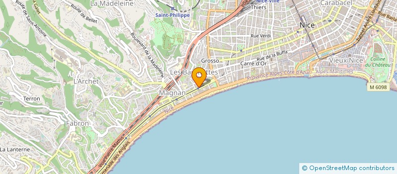 localisation de l'entreprise GROUPE A.D.N à NICE