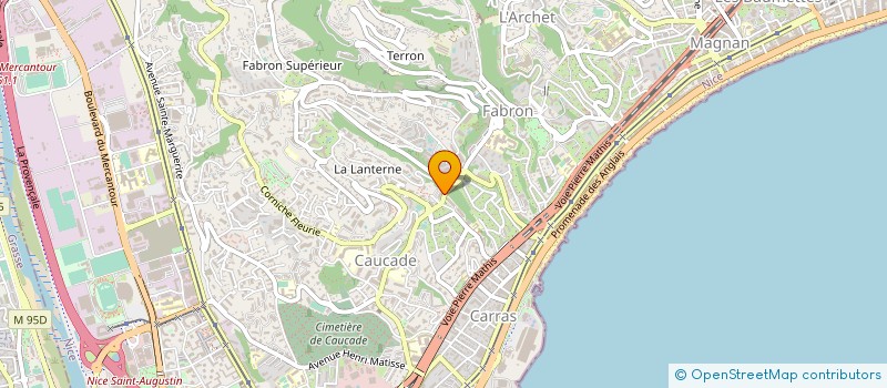 localisation de l'entreprise GROUPE A.FERROVECCHIO à NICE