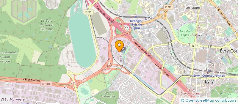 localisation de l'entreprise GROUPE A FRET à RIS-ORANGIS