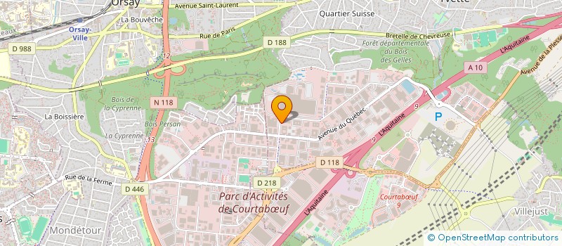 localisation de l'entreprise GROUPE A.I.E. (GROUPE.AGENCEMENT.INGENIERIE.ETUDE) à VILLEBON-SUR-YVETTE