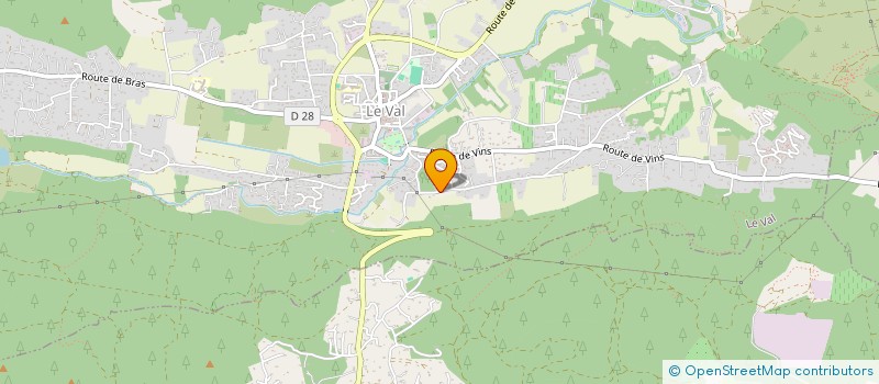 localisation de l'entreprise GROUPE A.R.T. à LE VAL