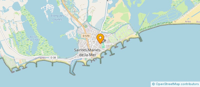 localisation de l'entreprise GROUPE A&T  SAINTES-MARIES-DE-LA-MER