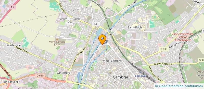 localisation de l'entreprise GROUPE A2E à CAMBRAI