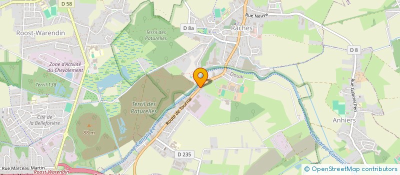 localisation de l'entreprise GROUPE A2TI  HENIN-BEAUMONT