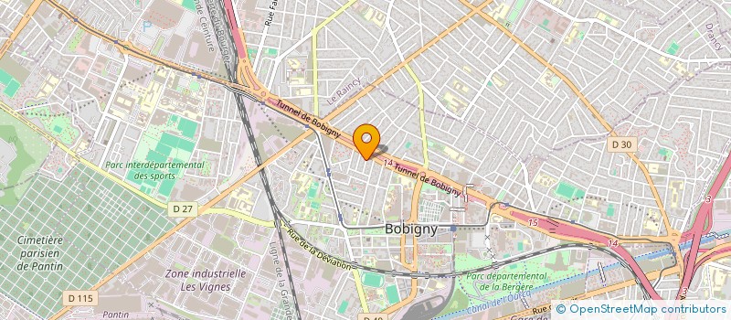 localisation de l'entreprise GROUPE AB  BOBIGNY