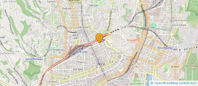 localisation de l'entreprise GROUPE AB  NICE