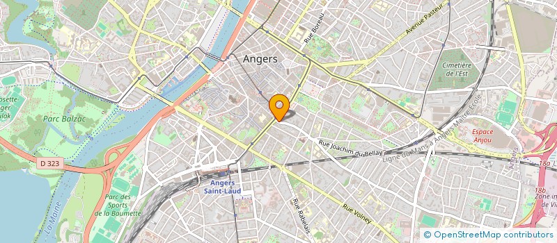 localisation de l'entreprise GROUPE AC2I PROMOTION INGENIERIE  ANGERS