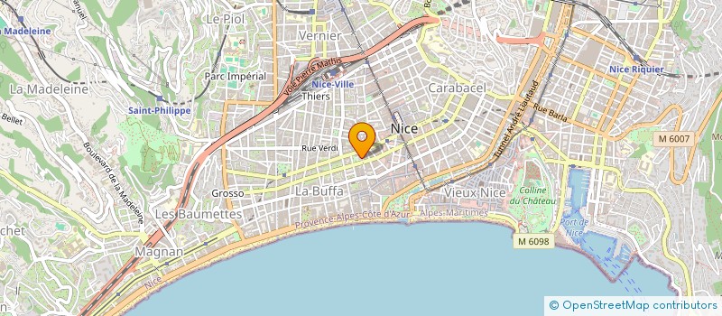 localisation de l'entreprise GROUPE ACCUEIL ACCOMPAGNE DEMANDE EMPLOI à NICE