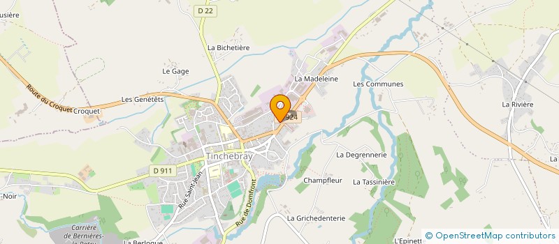 localisation de l'entreprise GROUPE ACG AUTOMATION à TINCHEBRAY-BOCAGE