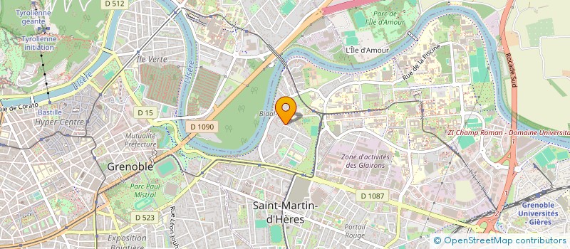 localisation de l'entreprise GROUPE ACHAT DISTRIB INTER-NATION INCORP à SAINT-MARTIN-D'HERES