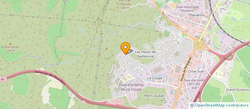 localisation de l'entreprise GROUPE ACHATS 2  NEVIAN