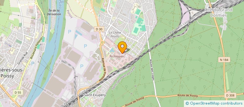 localisation de l'entreprise GROUPE ACP à POISSY