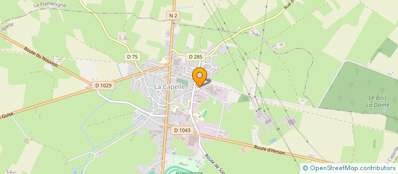 localisation de l'entreprise GROUPE ACTAL à LA CAPELLE