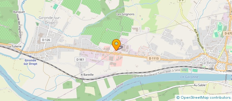 localisation de l'entreprise GROUPE ACTION à LA REOLE