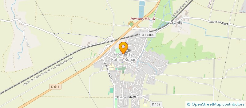 localisation de l'entreprise GROUPE ADAGIO  FRONTENAY-ROHAN-ROHAN