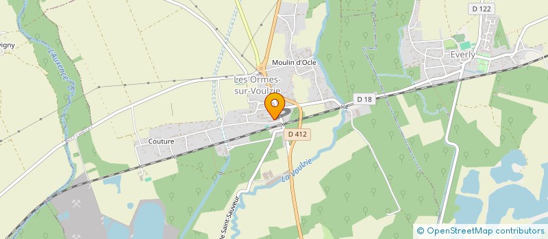 localisation de l'entreprise GROUPE ADELAIDE à LES ORMES-SUR-VOULZIE