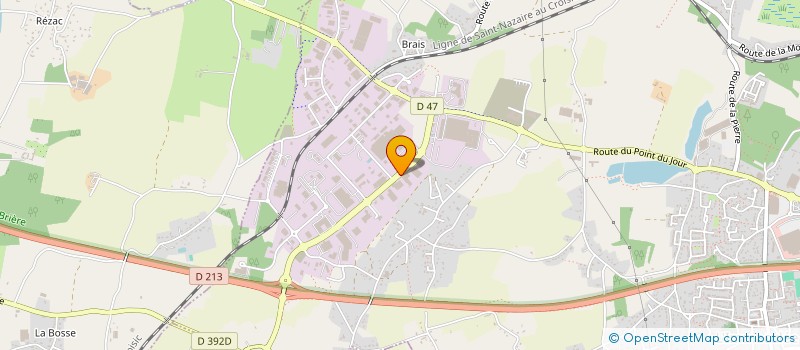 localisation de l'entreprise GROUPE ADM  SAINT-NAZAIRE