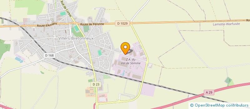 localisation de l'entreprise GROUPE ADSL FIBRE OPTIQUE (GAF) à VILLERS-BRETONNEUX