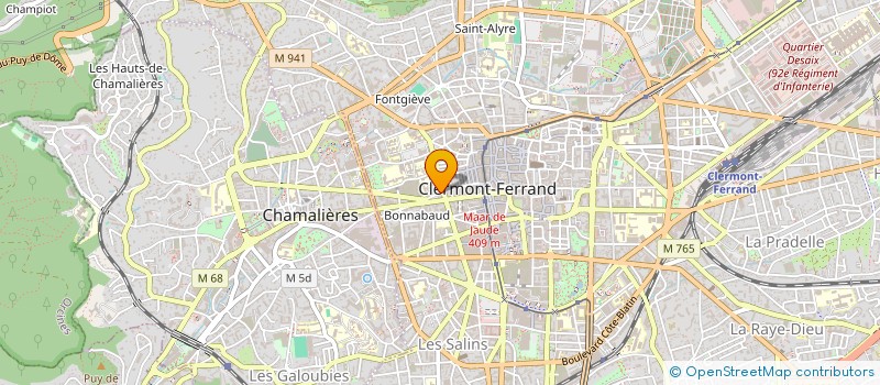 localisation de l'entreprise GROUPE ADUCIA à CLERMONT-FERRAND
