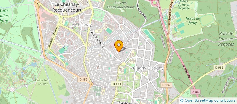 localisation de l'entreprise GROUPE ADVENTIS  LE CHESNAY-ROCQUENCOURT