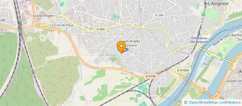 localisation de l'entreprise GROUPE AFIA AUDITION  LES ANGLES