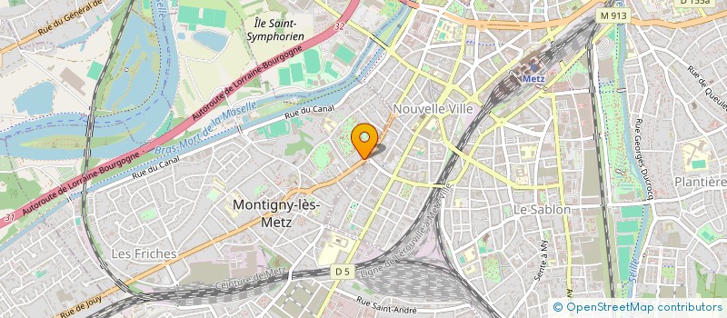 localisation de l'entreprise GROUPE AGORA à MONTIGNY-LES-METZ