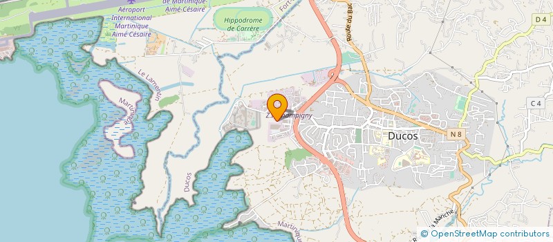 localisation de l'entreprise GROUPE AGROALIMENTAIRE TROPICAL  DUCOS