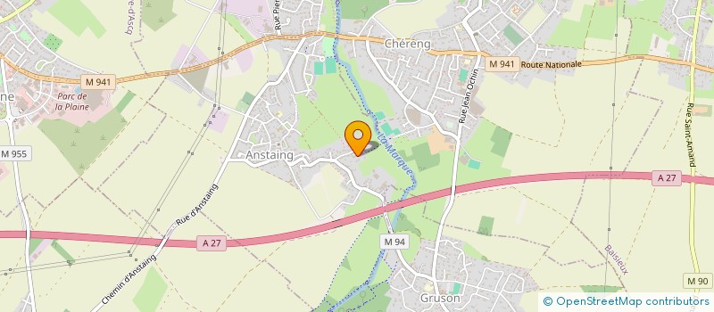 localisation de l'entreprise GROUPE AH  MERRIS