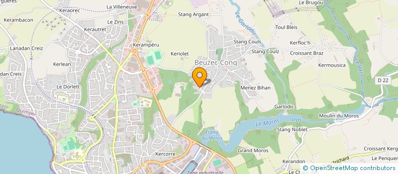 localisation de l'entreprise GROUPE AIPI à CONCARNEAU