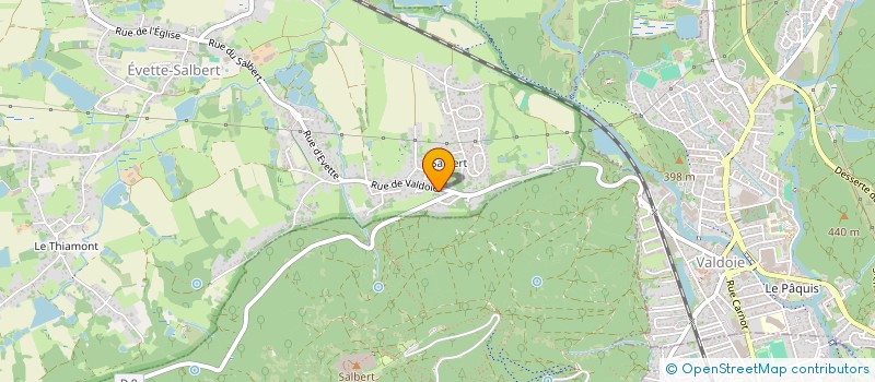 localisation de l'entreprise GROUPE AJ à EVETTE-SALBERT
