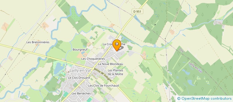 localisation de l'entreprise GROUPE AJOUPA  LAILLY EN VAL