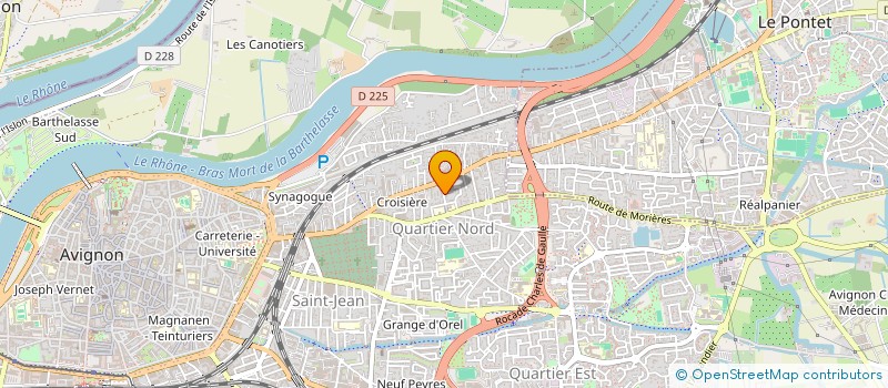 localisation de l'entreprise GROUPE AK SOCIETE DE CONSTRUCTION  AVIGNON