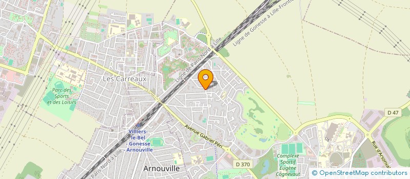 localisation de l'entreprise GROUPE AKC à GONESSE