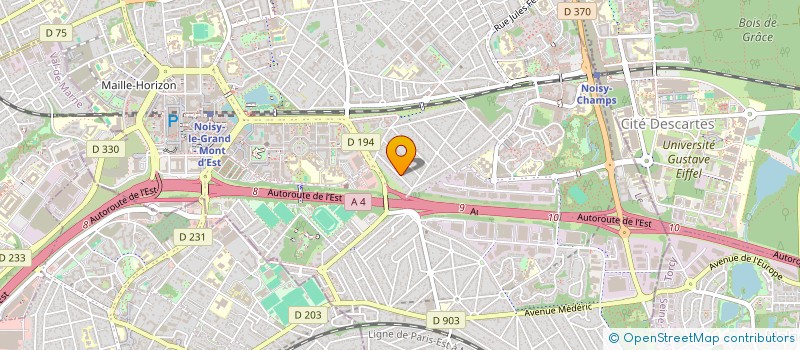 localisation de l'entreprise GROUPE AKPESSE NOVINYO  NOISY-LE-GRAND