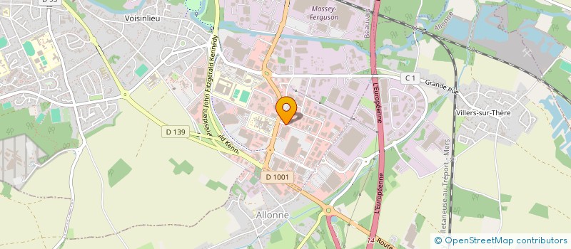 localisation de l'entreprise GROUPE ALAIN MOTARD ENTREPRISE  BEAUVAIS