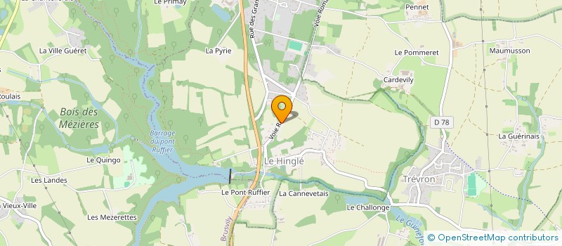 localisation de l'entreprise GROUPE ALB  LE HINGLE