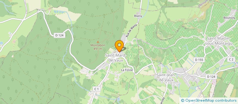 localisation de l'entreprise GROUPE ALBUS  SAINT-MARD-DE-VAUX