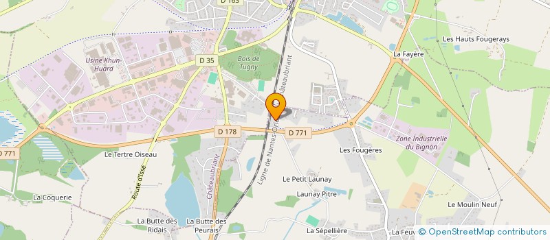 localisation de l'entreprise GROUPE ALCO  ERBRAY