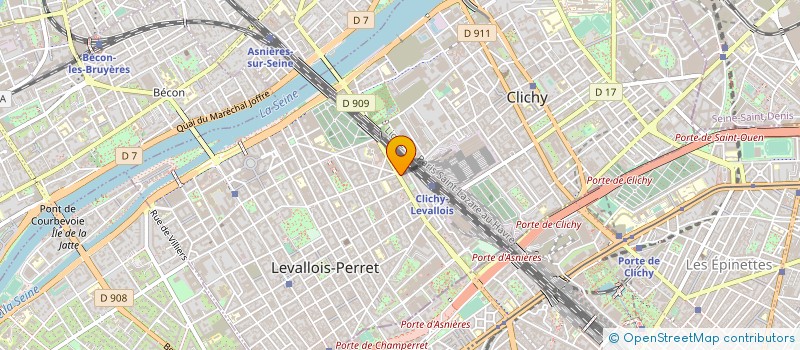 localisation de l'entreprise GROUPE ALDEA à LEVALLOIS-PERRET
