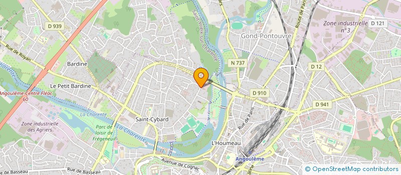 localisation de l'entreprise GROUPE ALEXANDRE GRAND-OUEST à ANGOULEME