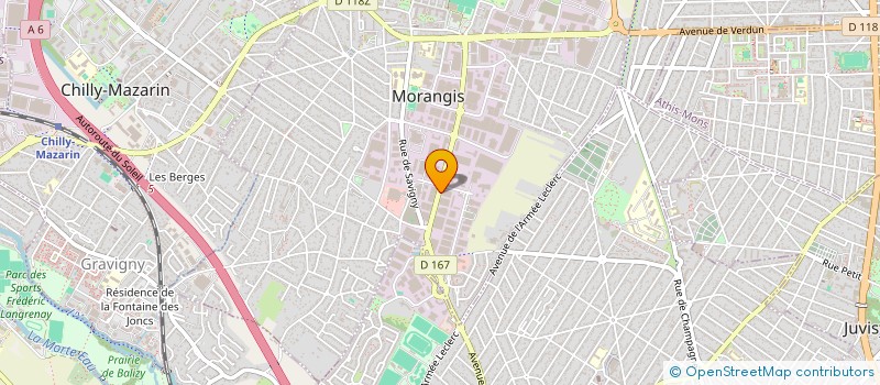 localisation de l'entreprise GROUPE ALEXIA à MORANGIS