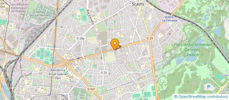 localisation de l'entreprise GROUPE ALFANE  STAINS